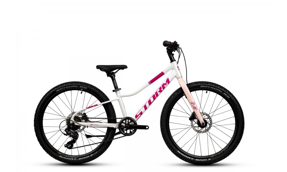 Rower młodzieżowy Storm Bella 24 2.0 2HD - biały