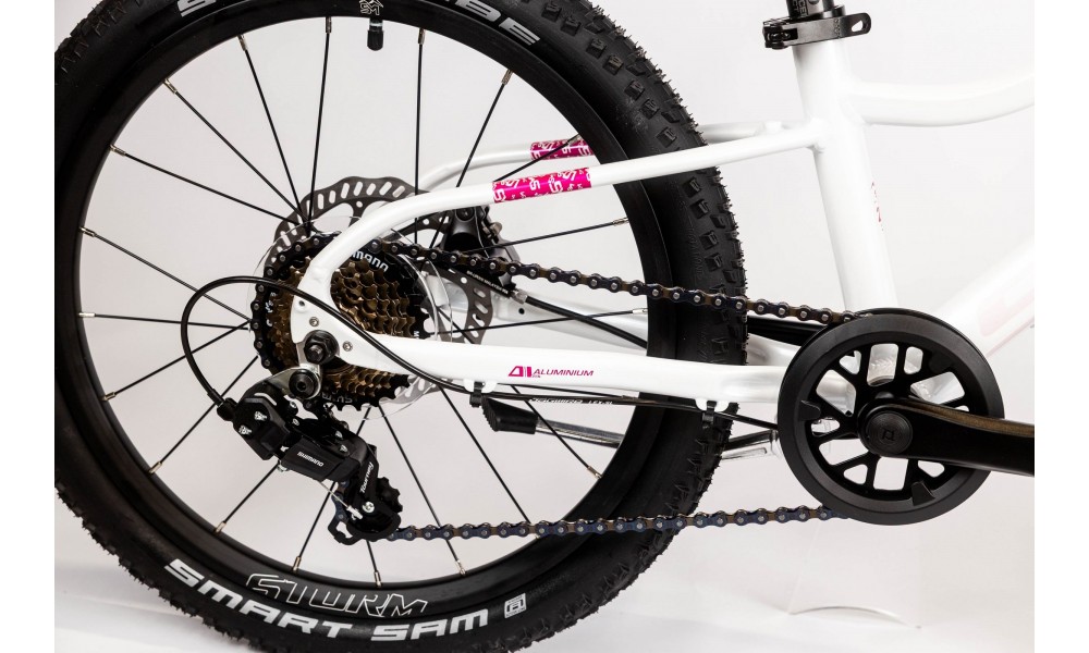 Rower dziecięcy Storm Bella 20 2HD - biały