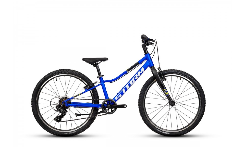 Rower młodzieżowy Storm Rocky 24 - niebieski