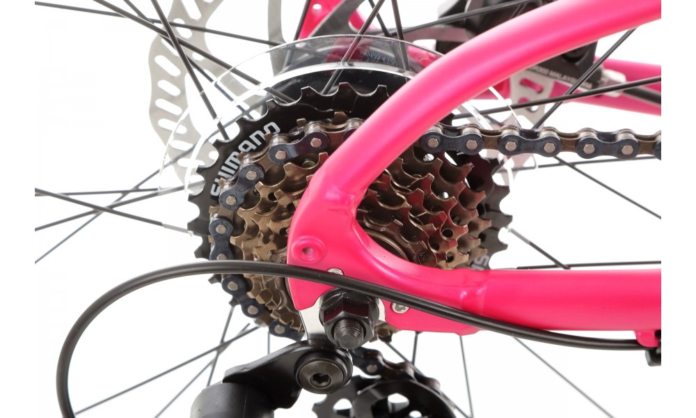 Rower młodzieżowy Storm Bella 24 2.0 2HD - ciemnoróżowy