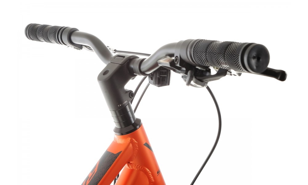 Rower młodzieżowy Storm Racer 24 1.0 2MD - pomarańczowo-czarny