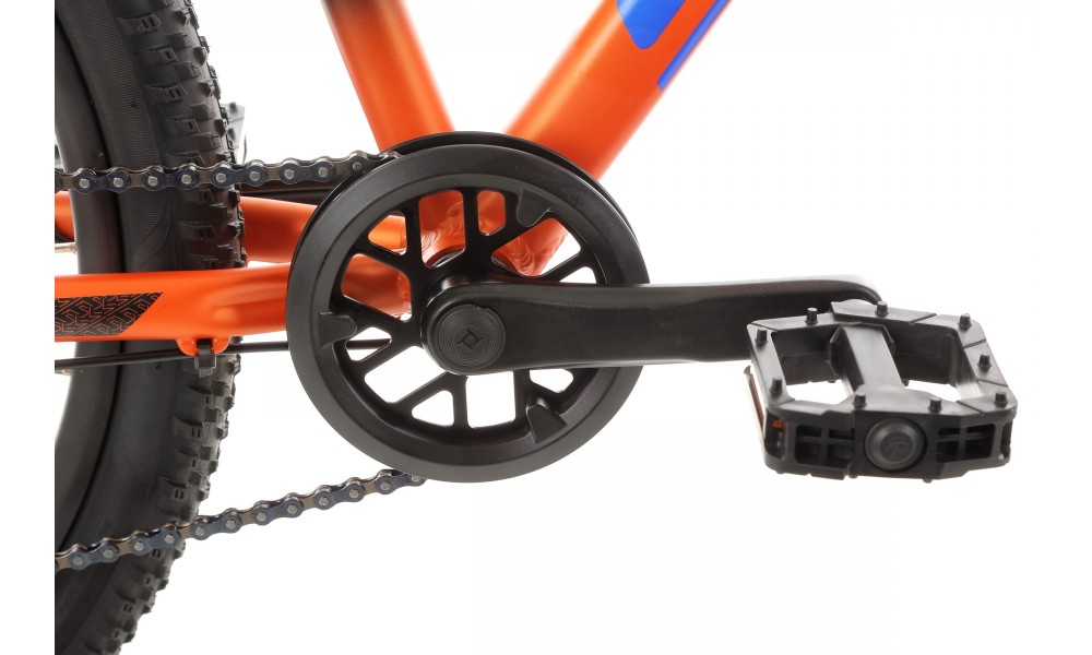 Rower młodzieżowy Storm Racer 24 1.0 2MD - pomarańczowo-czarny