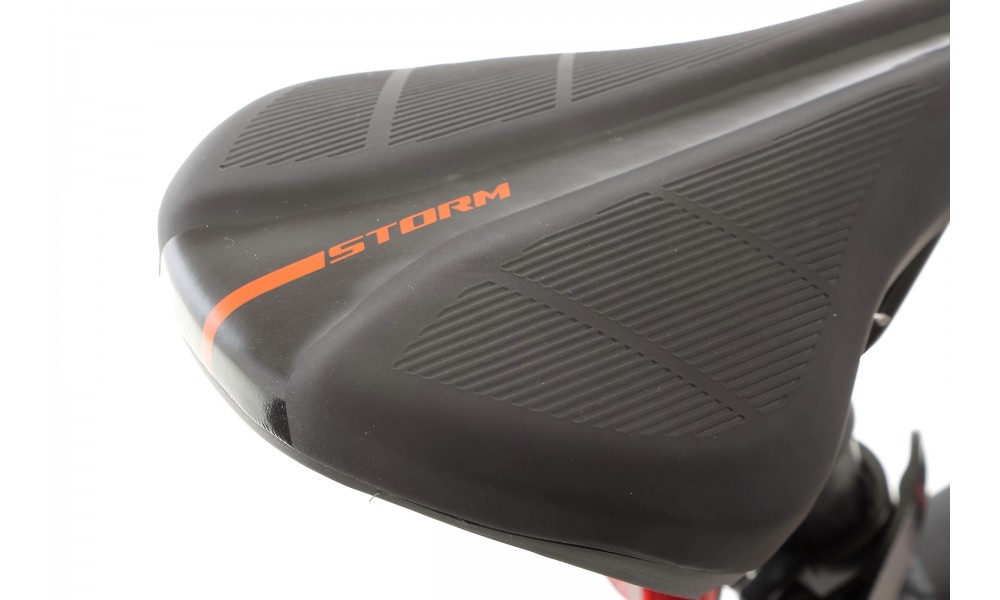 Rower młodzieżowy Storm Racer 24 1.0 2MD - pomarańczowo-czarny