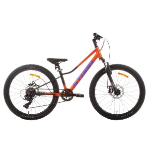 Rower młodzieżowy Storm Racer 24 1.0 2MD - pomarańczowo-czarny 1