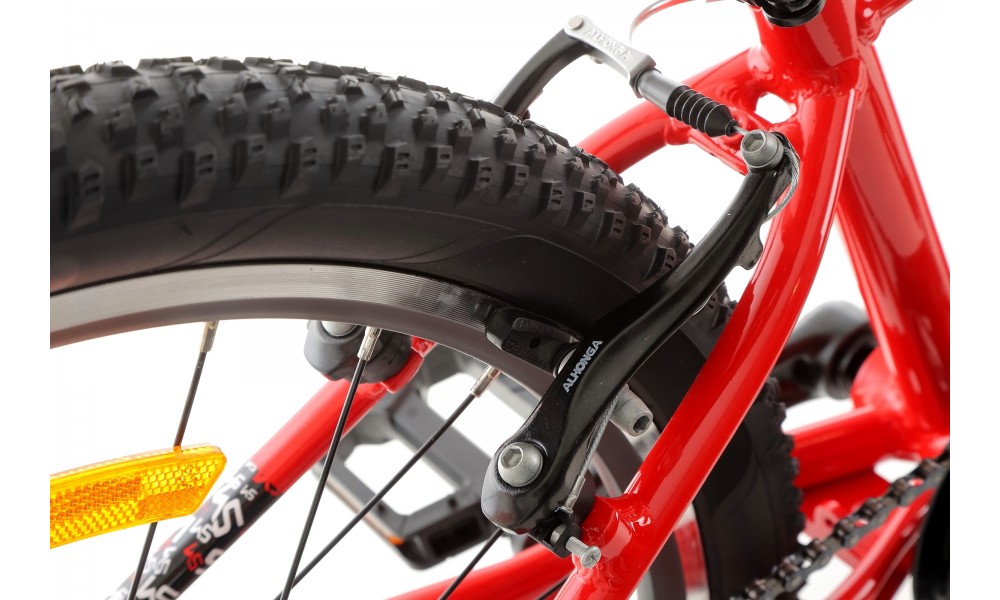 Rower młodzieżowy Storm Rocky 24 - czerwony