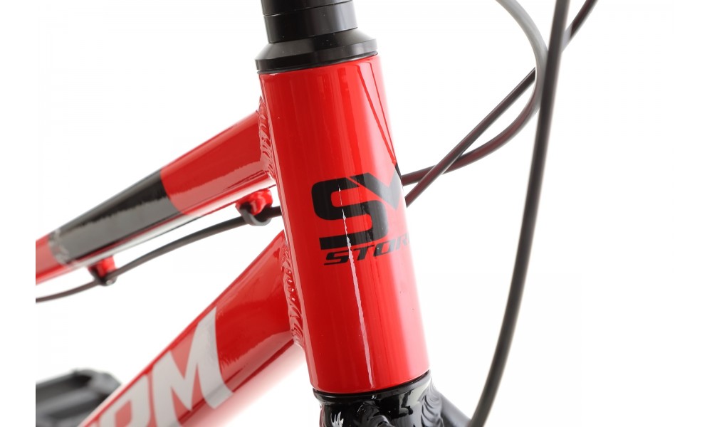 Rower młodzieżowy Storm Rocky 24 - czerwony