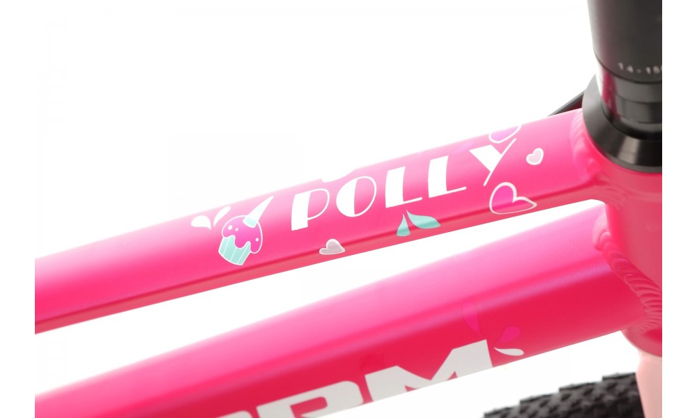 Rower dziecięcy Storm Polly 20 Light - ciemnoróżowy