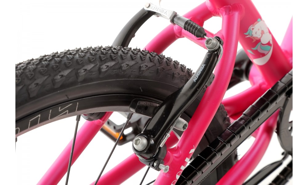Rower dziecięcy Storm Polly 20 Light - ciemnoróżowy