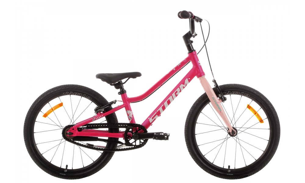 Rower dziecięcy Storm Polly 20 Light - ciemnoróżowy