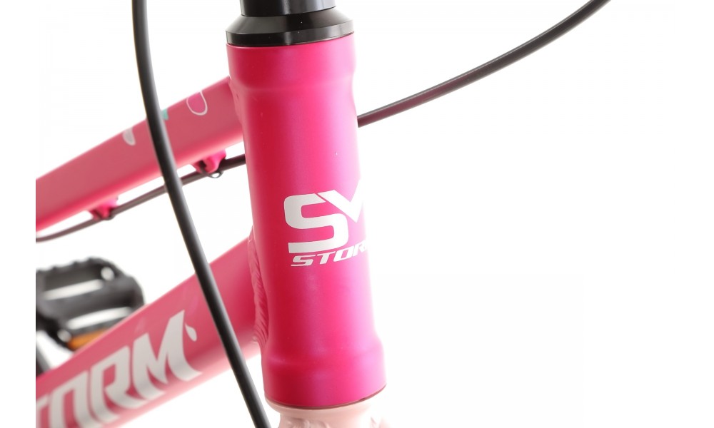 Rower dziecięcy Storm Polly 20 Light - ciemnoróżowy