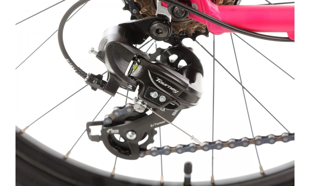 Rower młodzieżowy Storm Bella 24 1.0 2MD - ciemnoróżowy