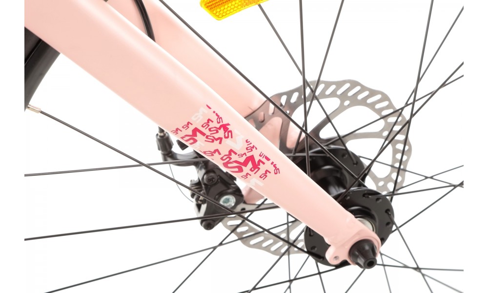 Rower młodzieżowy Storm Bella 24 1.0 2MD - ciemnoróżowy