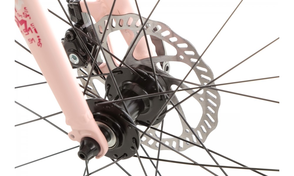 Rower młodzieżowy Storm Bella 24 1.0 2MD - ciemnoróżowy