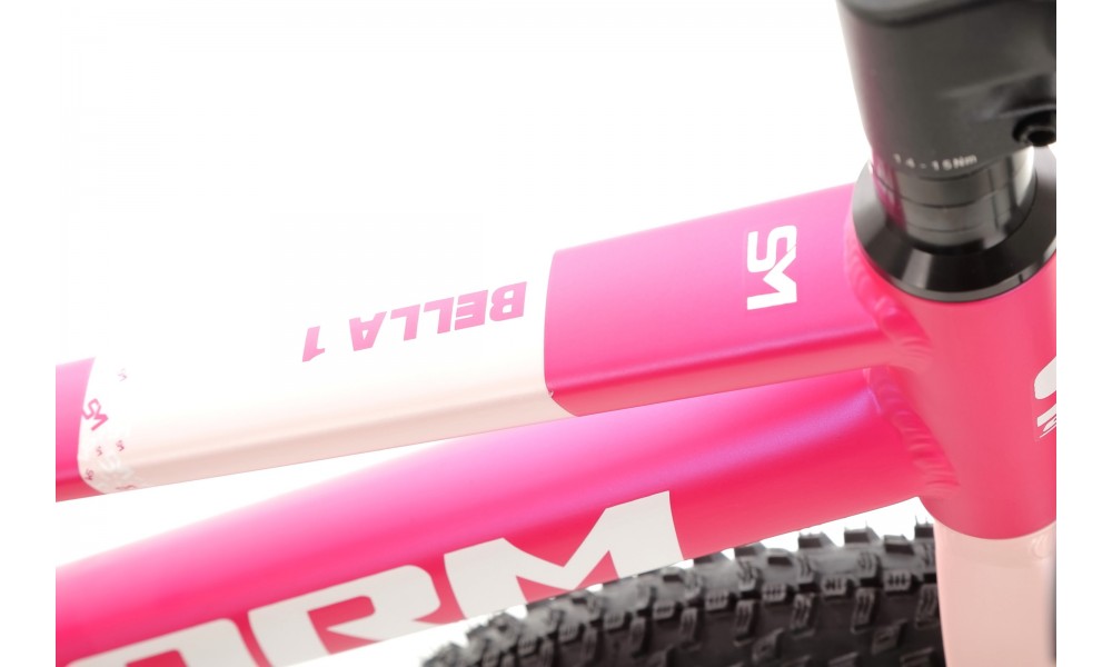 Rower młodzieżowy Storm Bella 24 1.0 2MD - ciemnoróżowy