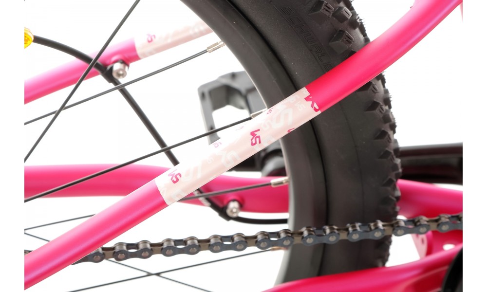 Rower młodzieżowy Storm Bella 24 1.0 2MD - ciemnoróżowy