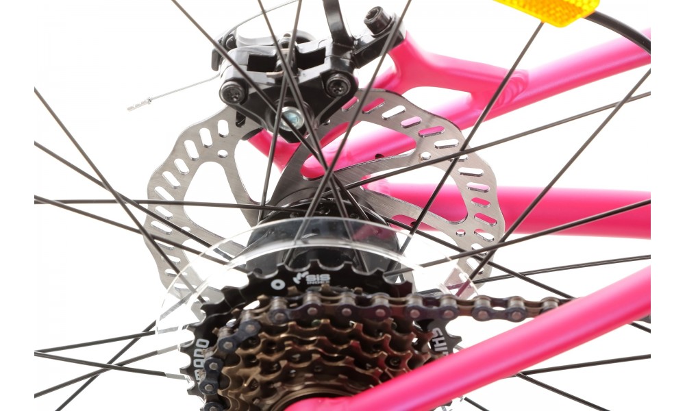 Rower młodzieżowy Storm Bella 24 1.0 2MD - ciemnoróżowy