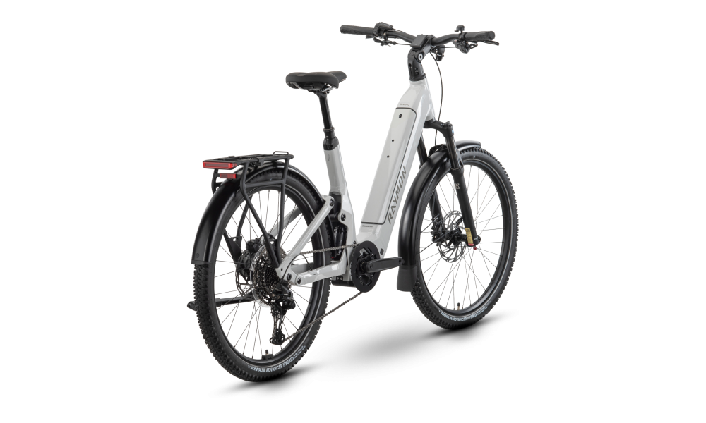 Rower trekkingowy elektryczny R-Raymon Tavano Comp - biały