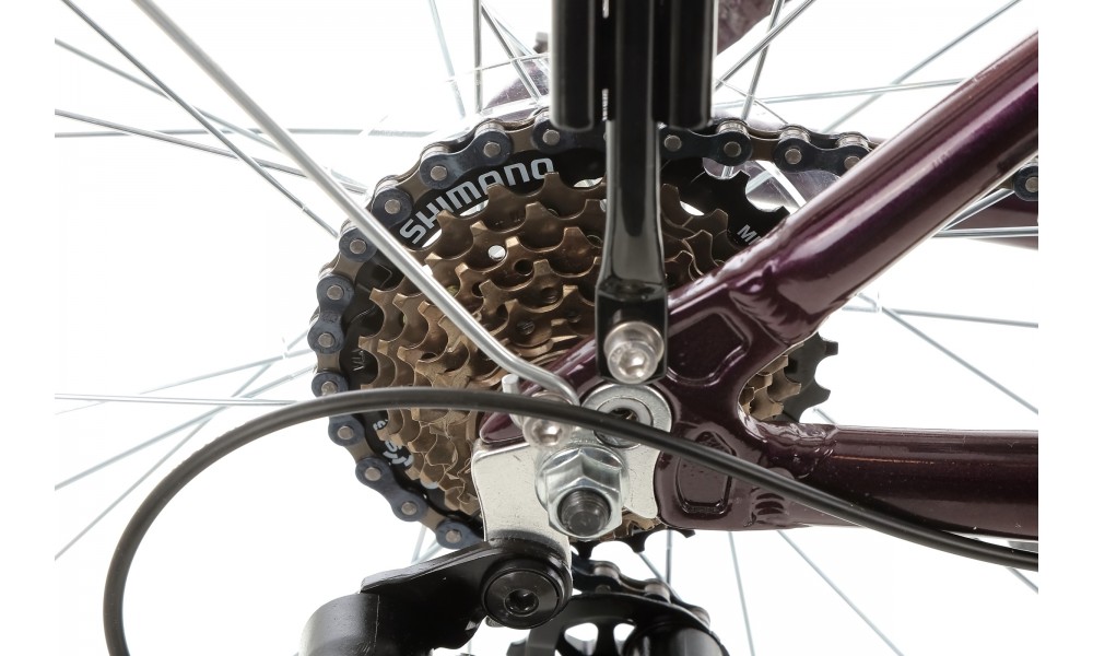 Rower trekkingowy Storm Marathon 1.0 Lady - fioletowy