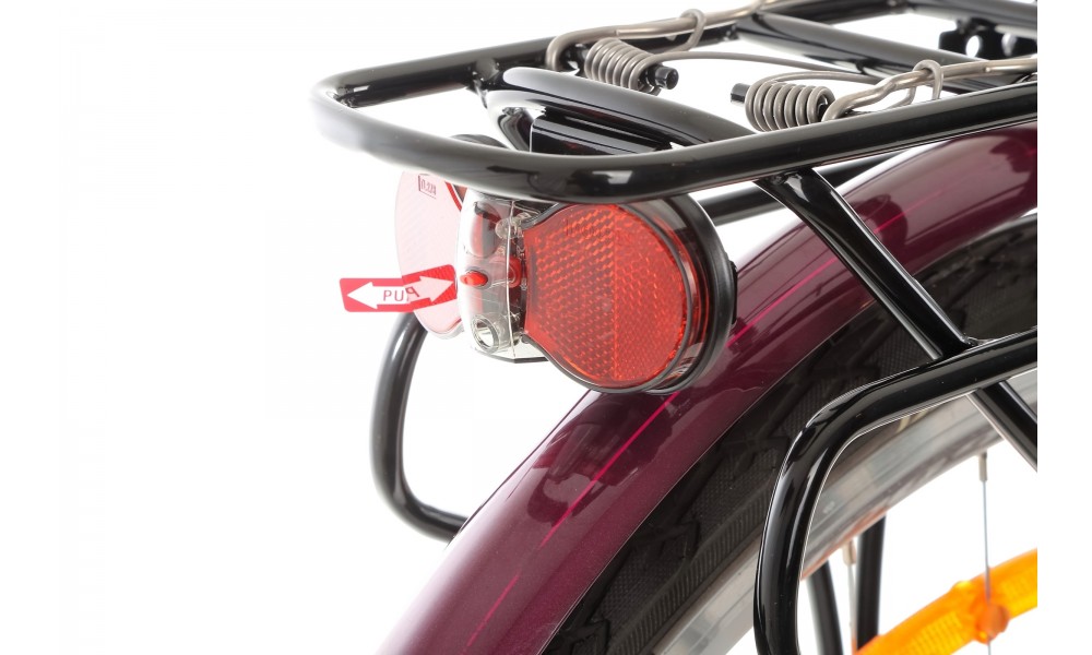 Rower trekkingowy Storm Marathon 1.0 Lady - fioletowy