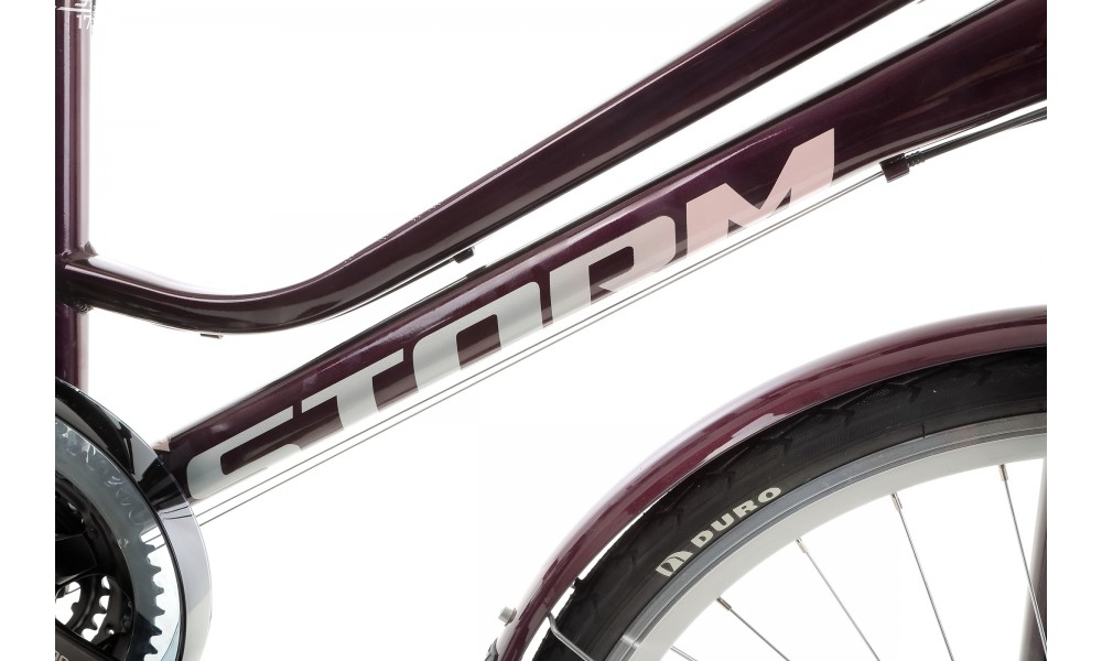 Rower trekkingowy Storm Marathon 1.0 Lady - fioletowy