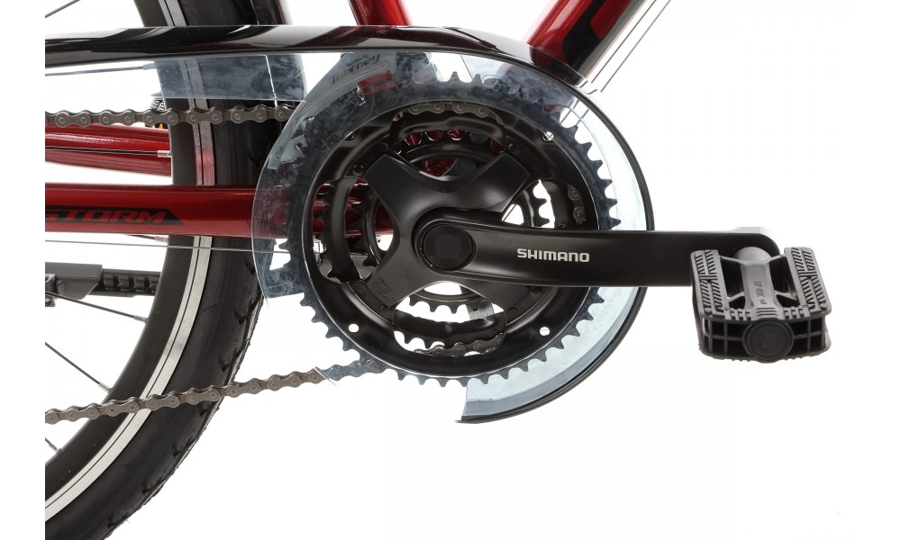 Rower trekkingowy Storm Marathon 1.0 Lady - bordowy