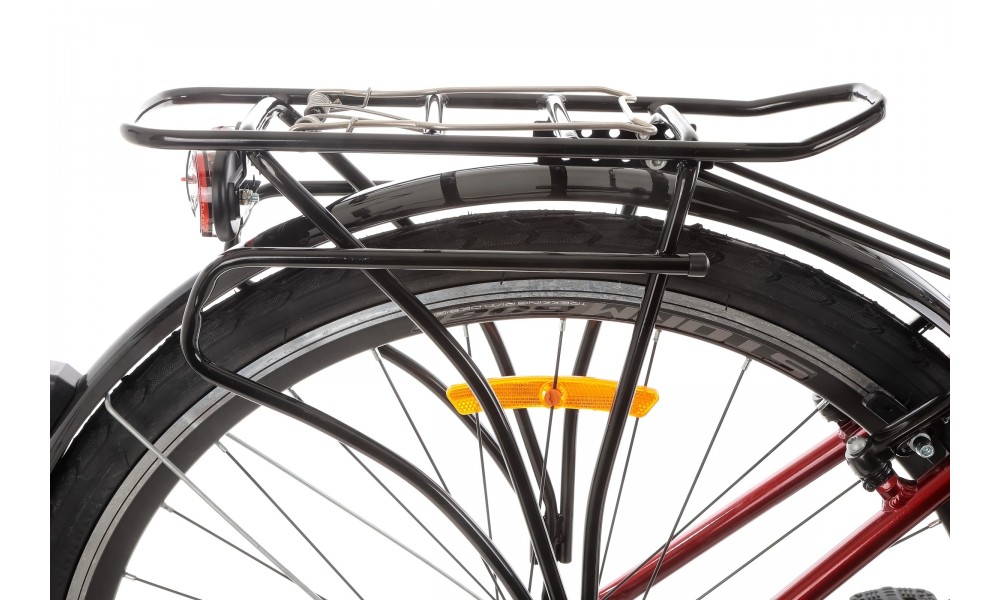 Rower trekkingowy Storm Marathon 1.0 Lady - bordowy