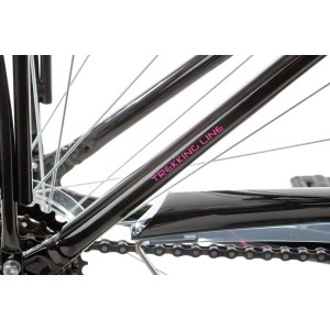 Rower trekkingowy Storm Marathon 1.0 Lady - czarno-różowy 2