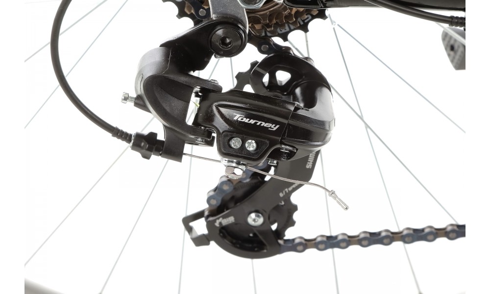 Rower trekkingowy Storm Marathon 1.0 Lady - czarno-różowy