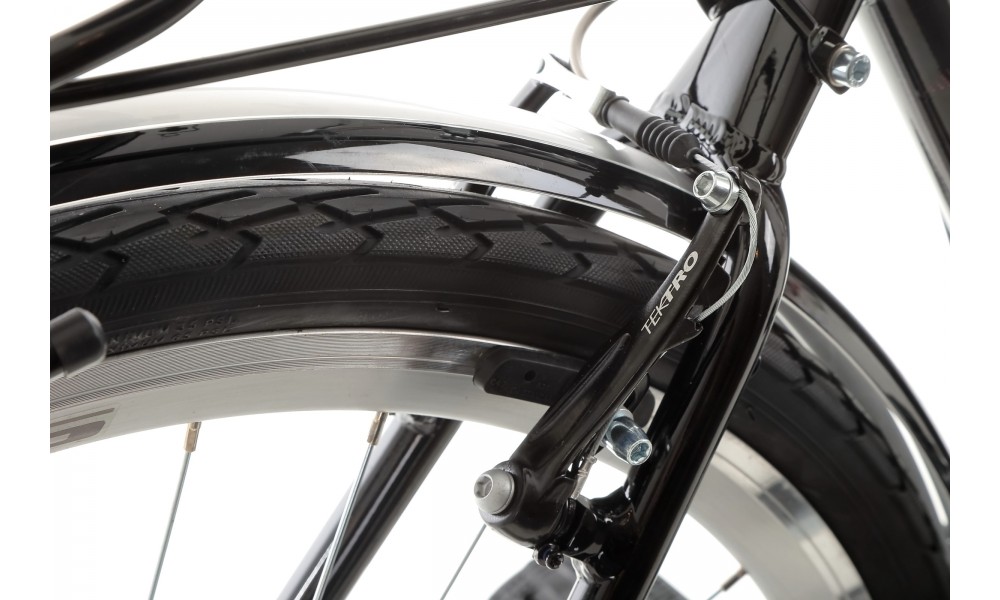 Rower trekkingowy Storm Marathon 1.0 Lady - czarno-różowy