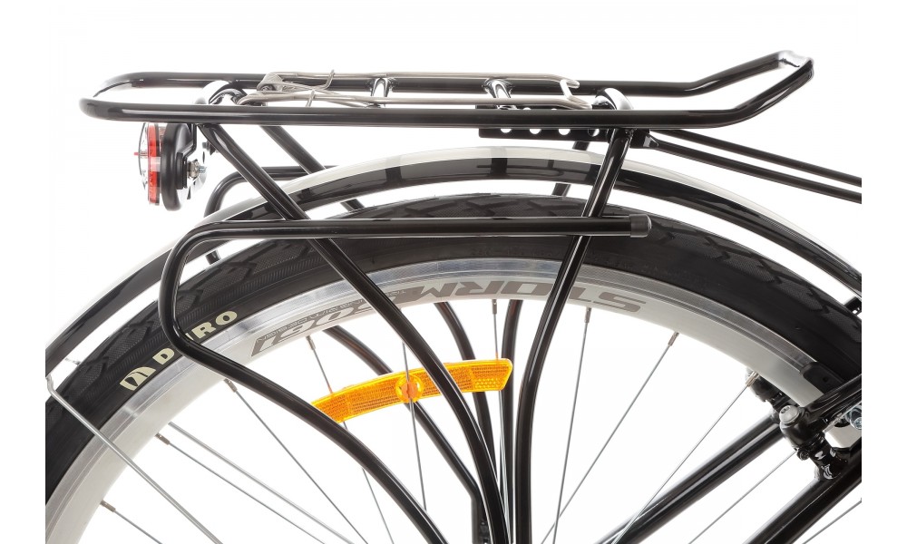 Rower trekkingowy Storm Marathon 1.0 Lady - czarno-różowy