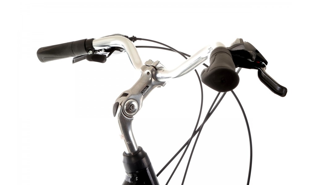 Rower trekkingowy Storm Marathon 1.0 Lady - czarno-różowy