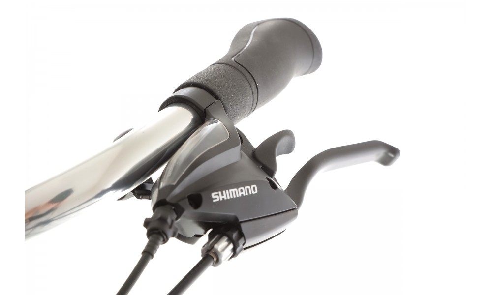 Rower trekkingowy Storm Marathon 1.0 Lady - czarno-różowy