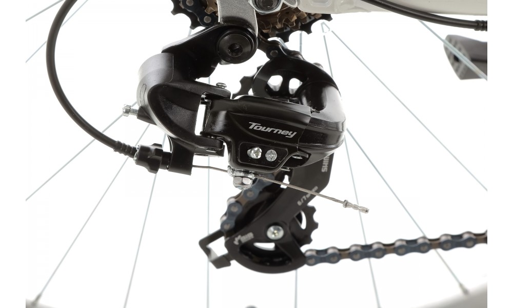 Rower trekkingowy Storm Marathon 1.0 Lady - perłowy