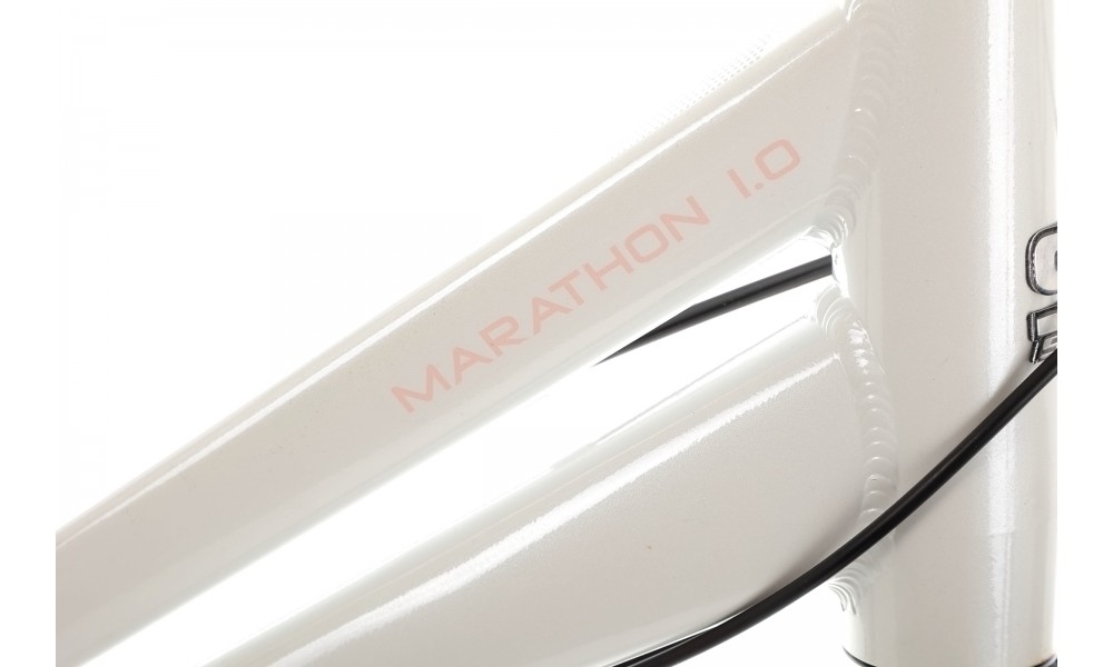 Rower trekkingowy Storm Marathon 1.0 Lady - perłowy