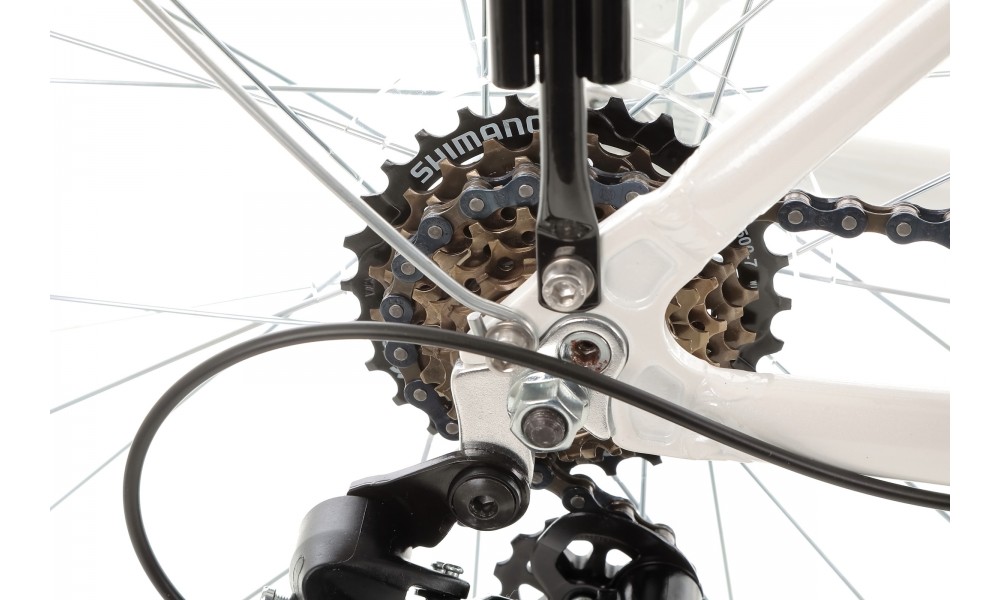 Rower trekkingowy Storm Marathon 1.0 Lady - perłowy