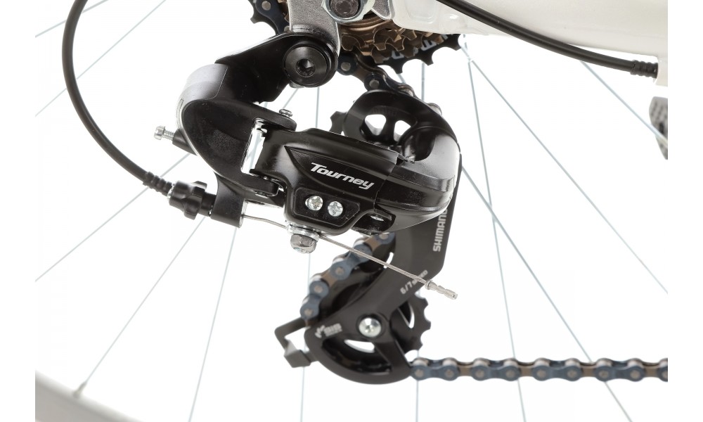 Rower trekkingowy Storm Marathon 1.0 Lady - perłowy