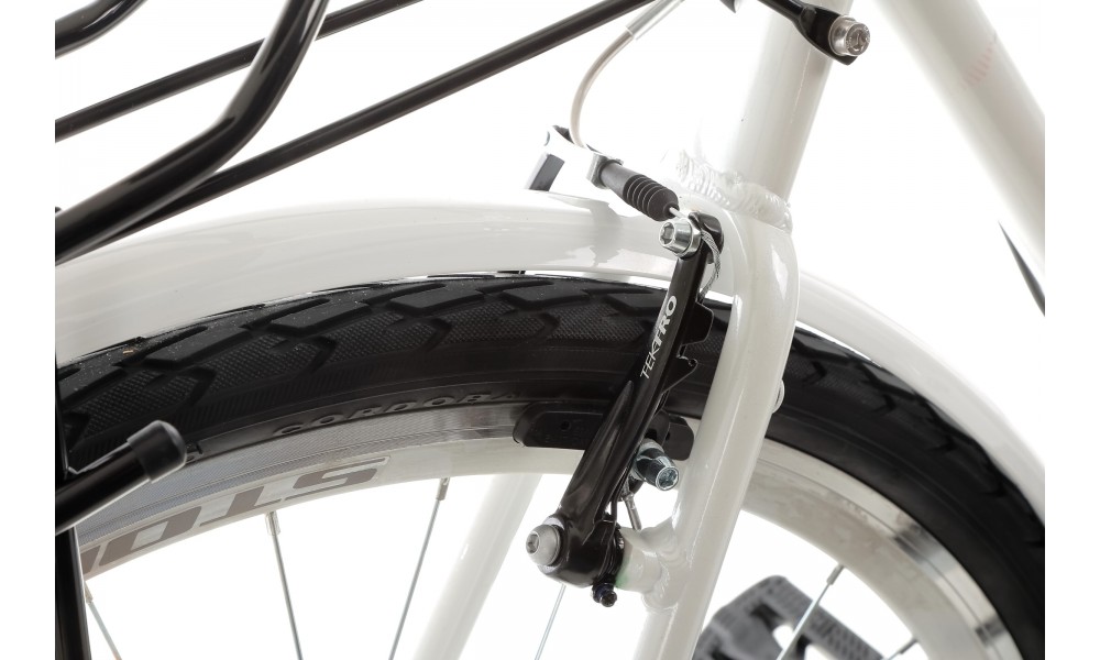 Rower trekkingowy Storm Marathon 1.0 Lady - perłowy