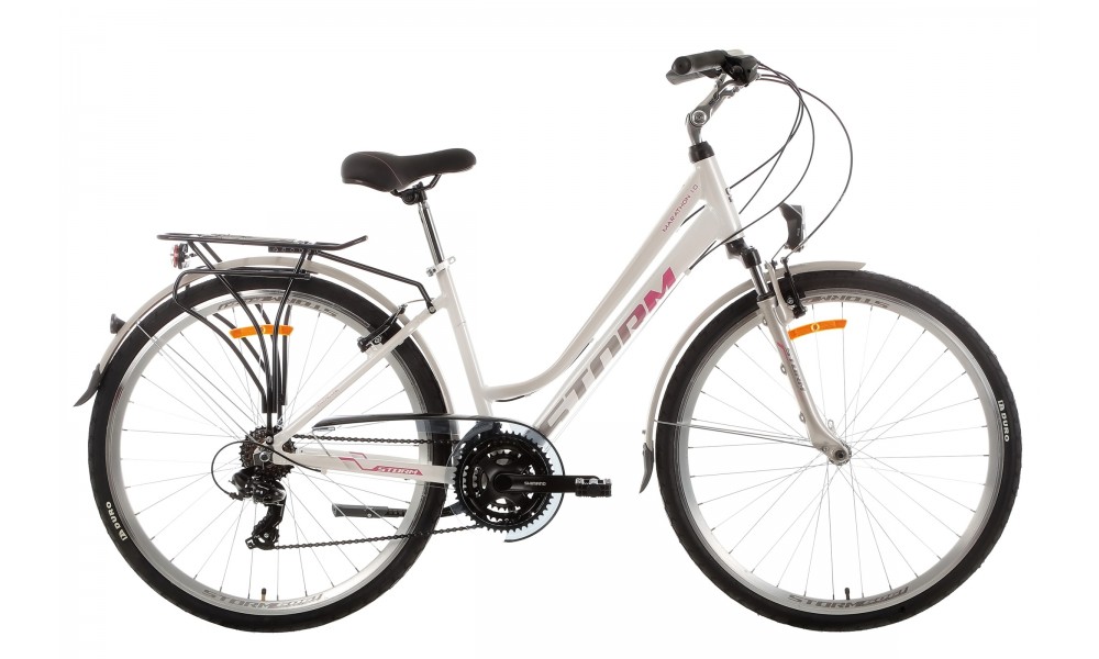 Rower trekkingowy Storm Marathon 1.0 Lady - cappuccino