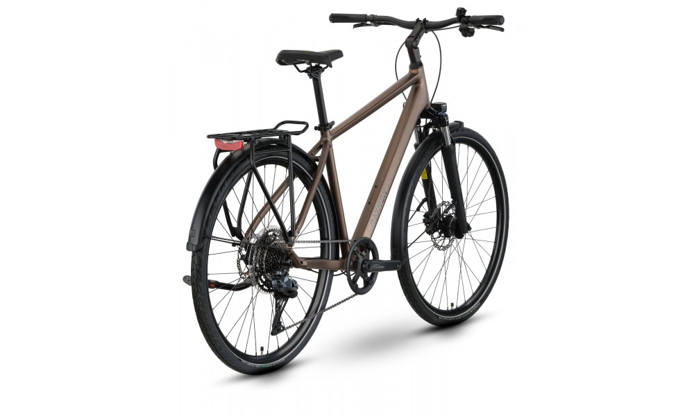 Rower trekkingowy R-Raymon Zayn Auto Diamond - brązowo-czarno