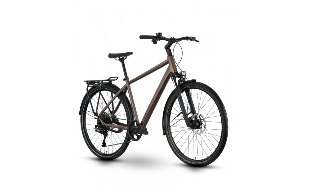 Rower trekkingowy R-Raymon Zayn Auto Diamond - brązowo-czarno