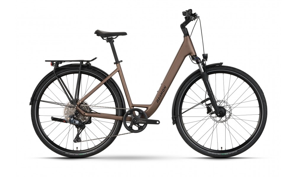 Rower trekkingowy R-Raymon Zayn Auto Wave - brązowo-czarno