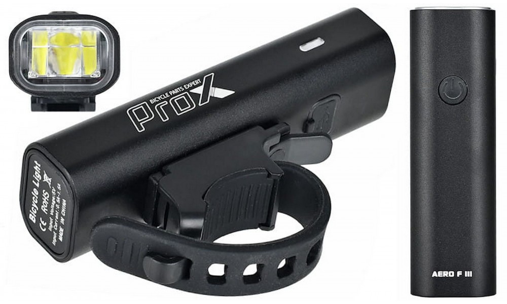 Lampa przednia Prox Aero F III 1-Led 400Lm
