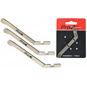 Łyżki do opon Prox 3 szt metalowe 120mm srebrne 1