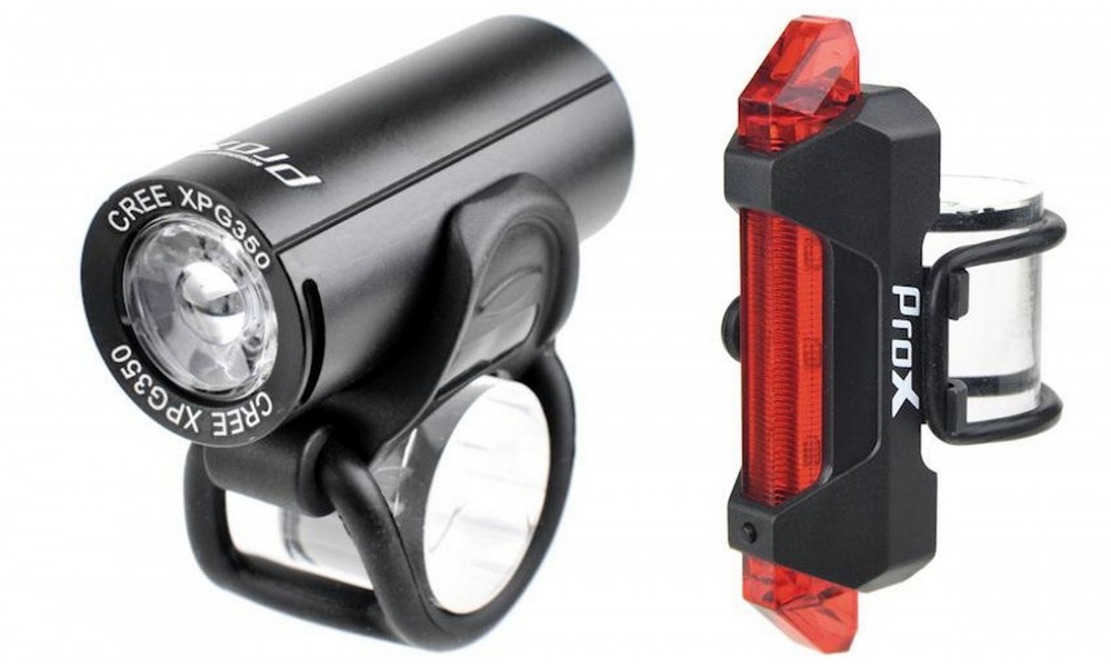 Zestaw lamp Prox Hydra II 400lm + 10lm 1100mAh