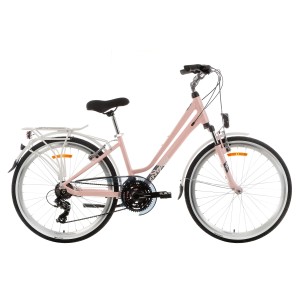 Rower trekkingowy Storm Marathon 26 1.0 Lady - pudrowy róż 1