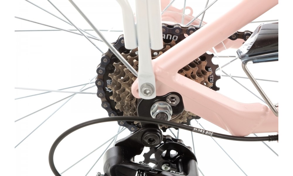 Rower trekkingowy Storm Marathon 26 1.0 Lady - pudrowy róż