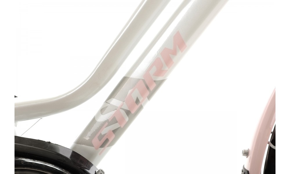 Rower trekkingowy Storm Marathon 26 1.0 Lady - biały-perłowy