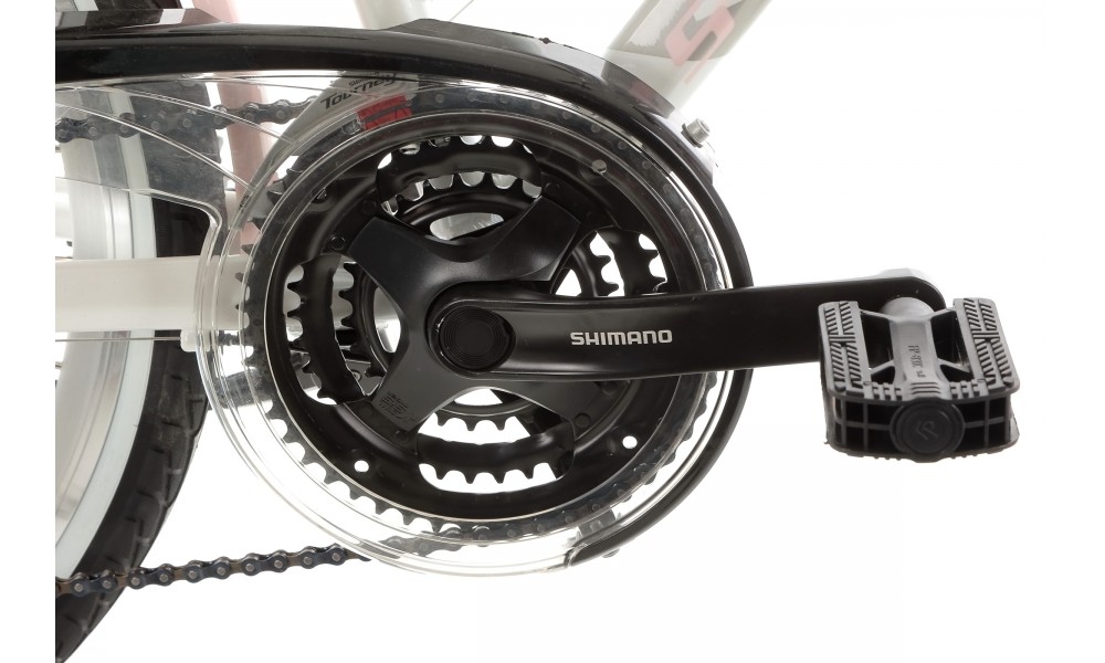 Rower trekkingowy Storm Marathon 26 1.0 Lady - biały-perłowy