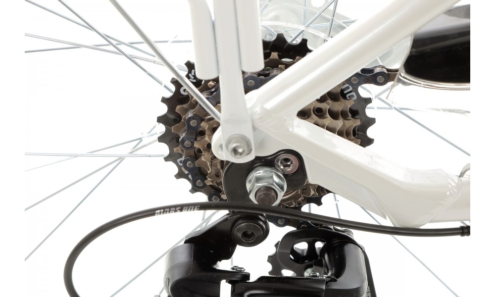 Rower trekkingowy Storm Marathon 26 1.0 Lady - biały-perłowy