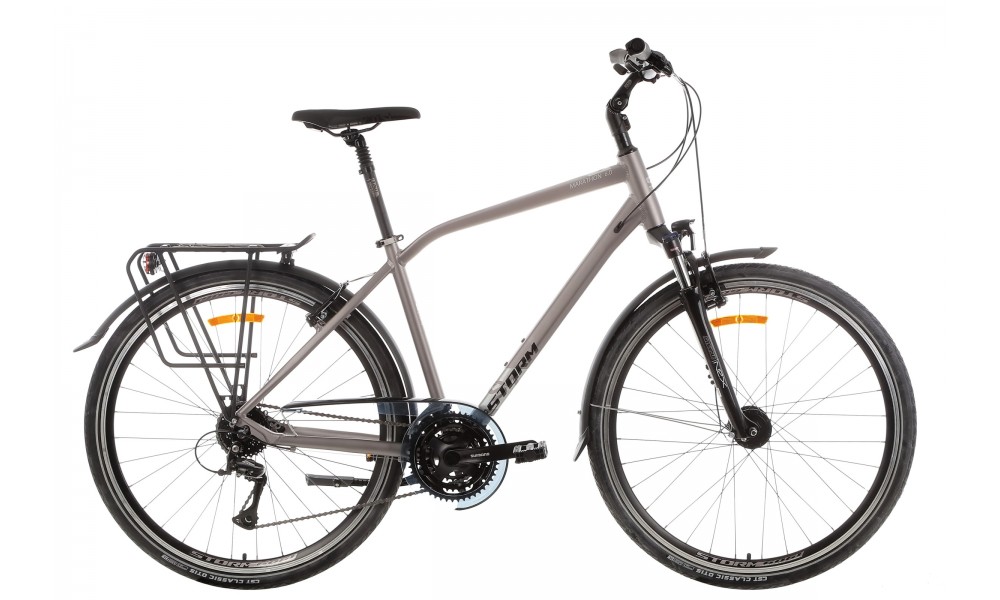 Rower trekkingowy Storm Marathon 6.0 Man - szary